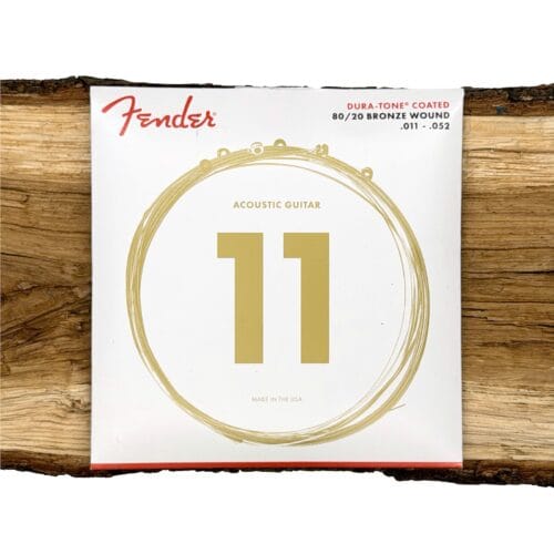 fender 80/20 bronze dura tone® 880cl coated 11 52