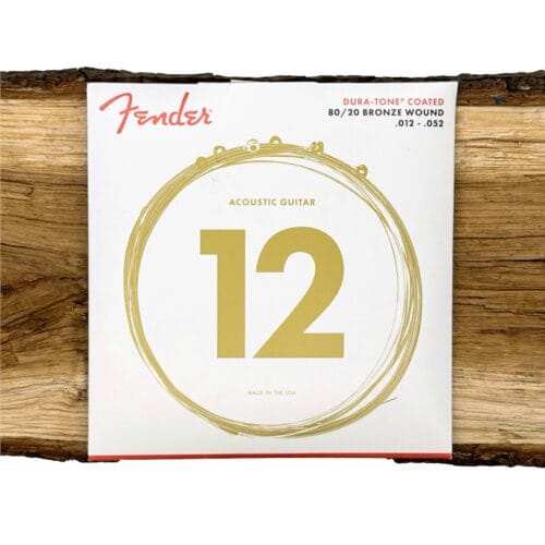 0730880303 fender 80 20 bronze dura tone® 880l coated 12 52