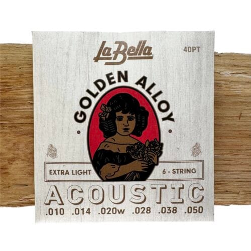 L-40PT La Bella Golden Alloy Extra Light 10-50 M-Workshop
