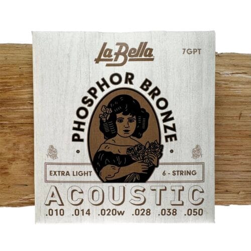 L-7GPT La Bella Phosphor Bronze Extra Light 10-50 M-Workshop